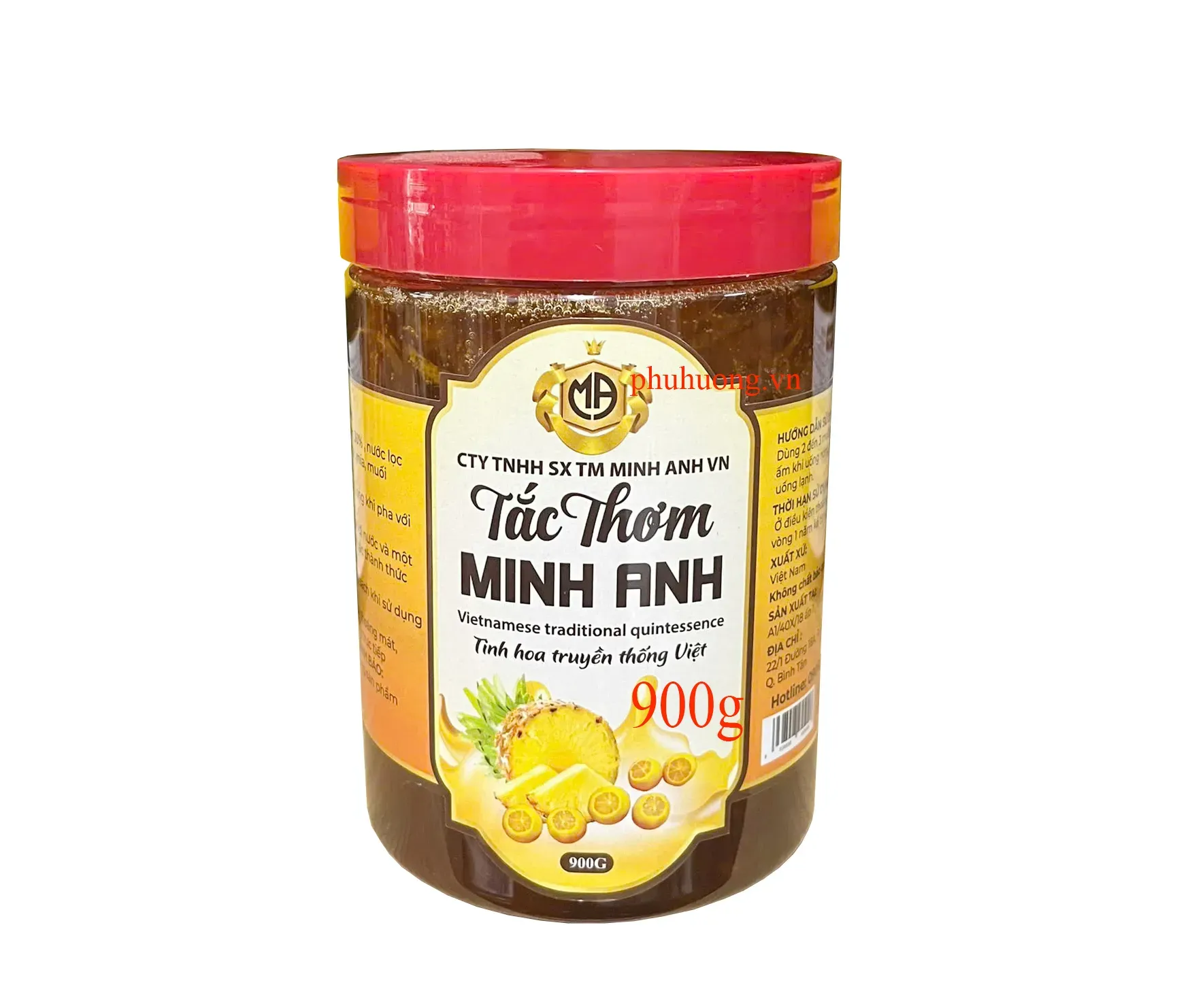 Mứt tắc thơm Minh Anh 900g