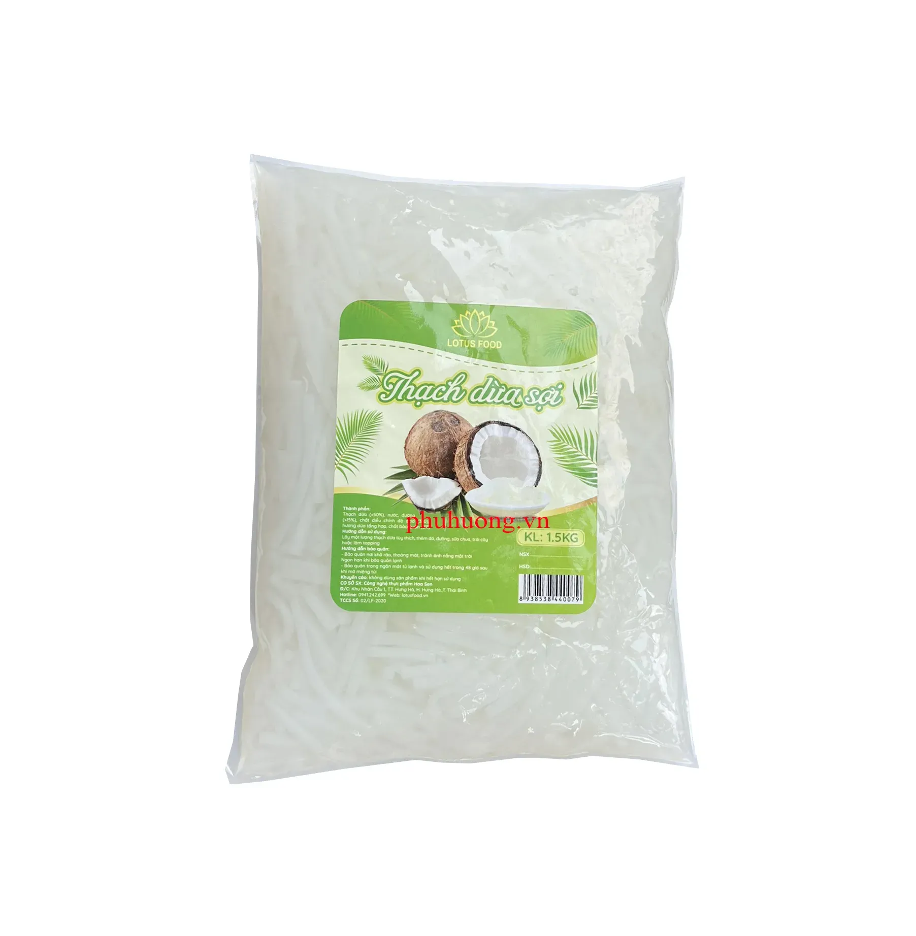 Thạch dừa sợi Lotus Food 1,5kg