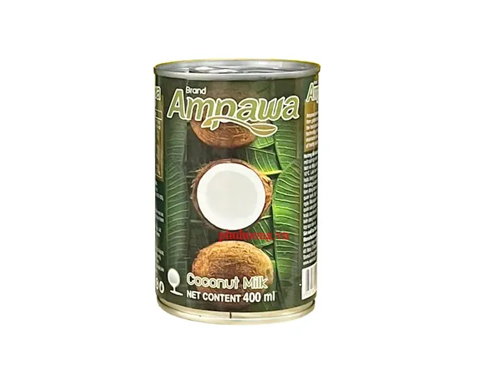 Nước cốt dừa thái Ampawa - lon xanh 400ml