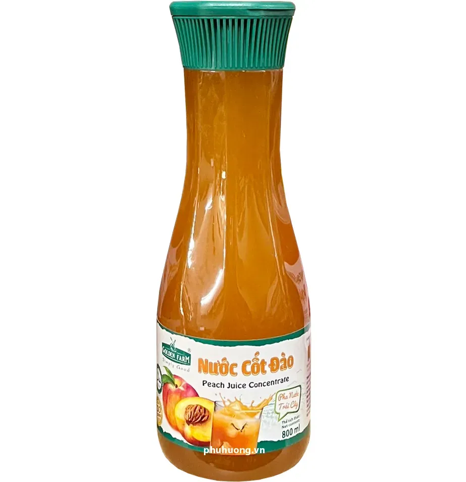 Nước cốt đào Golden farm 800ml