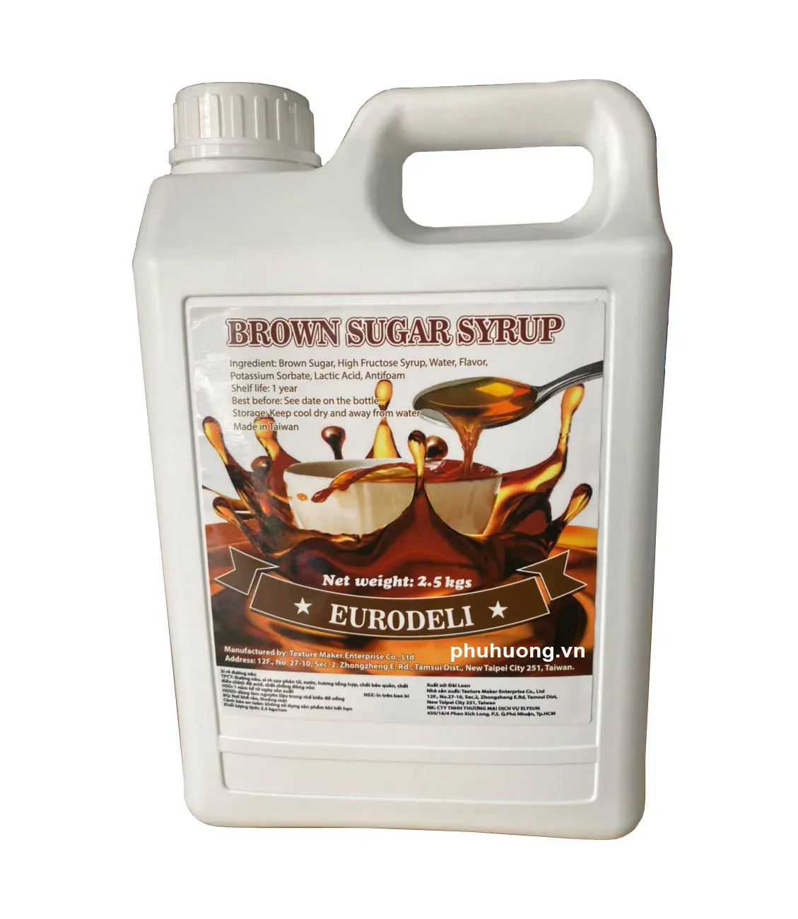 Nước đường đen Eurodeli 2.5kg