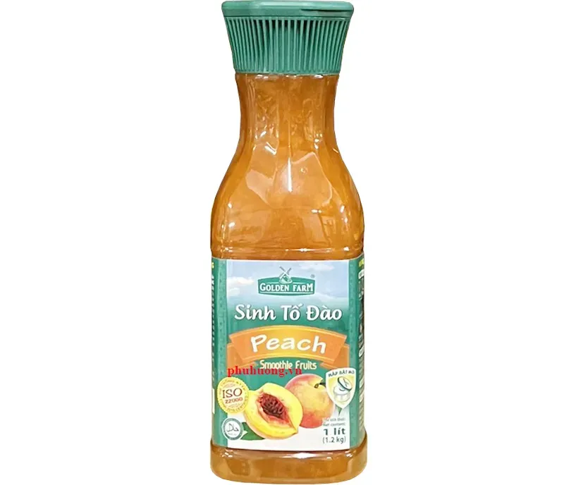 Sinh tố Golden Farm Đào 1L