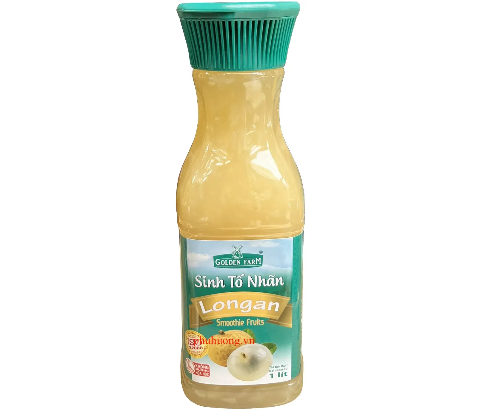 Sinh tố Golden farm nhãn 1L 