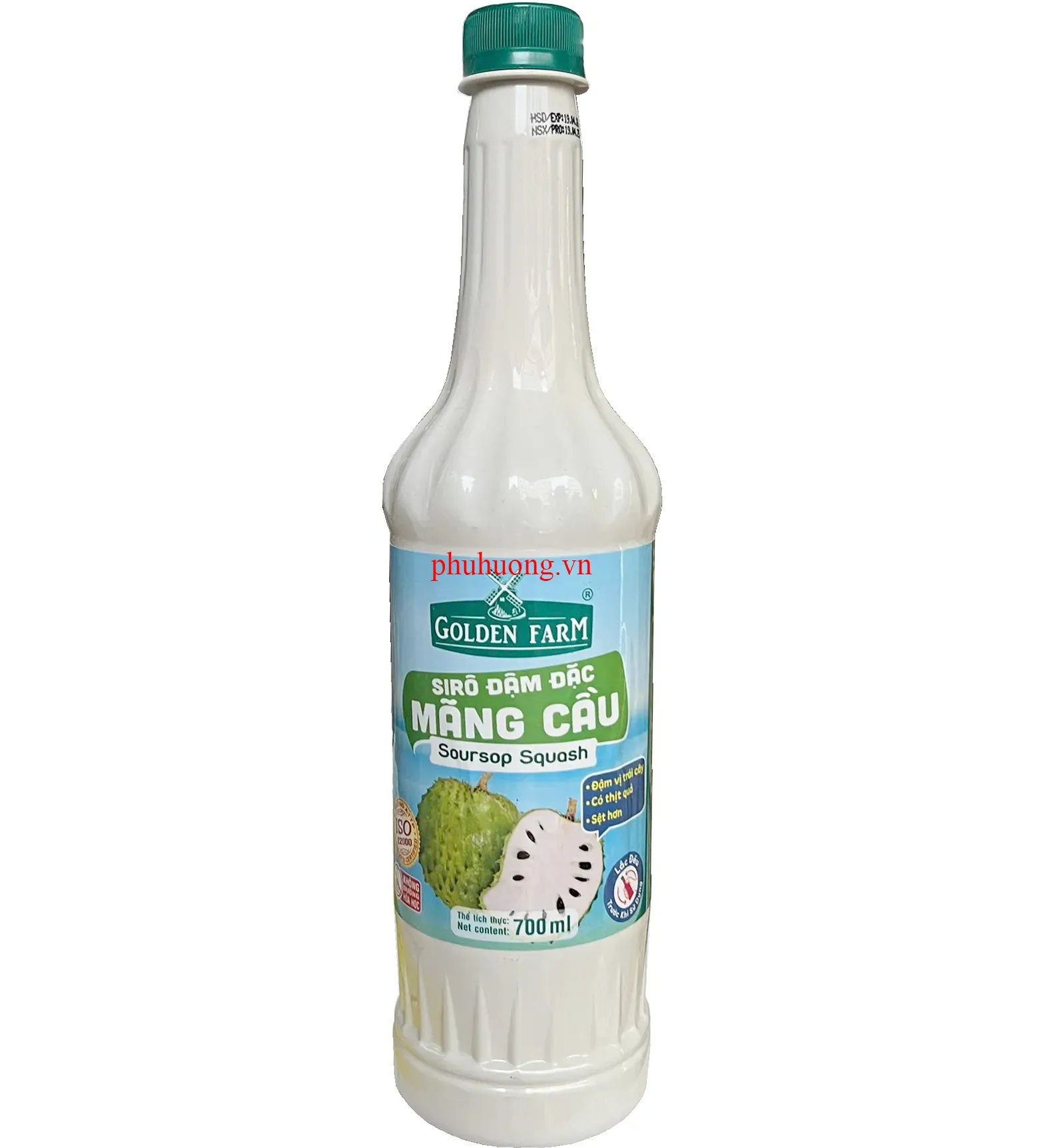 Siro MÃNG CẦU ĐẬM ĐẶC Golden Farm 700ml