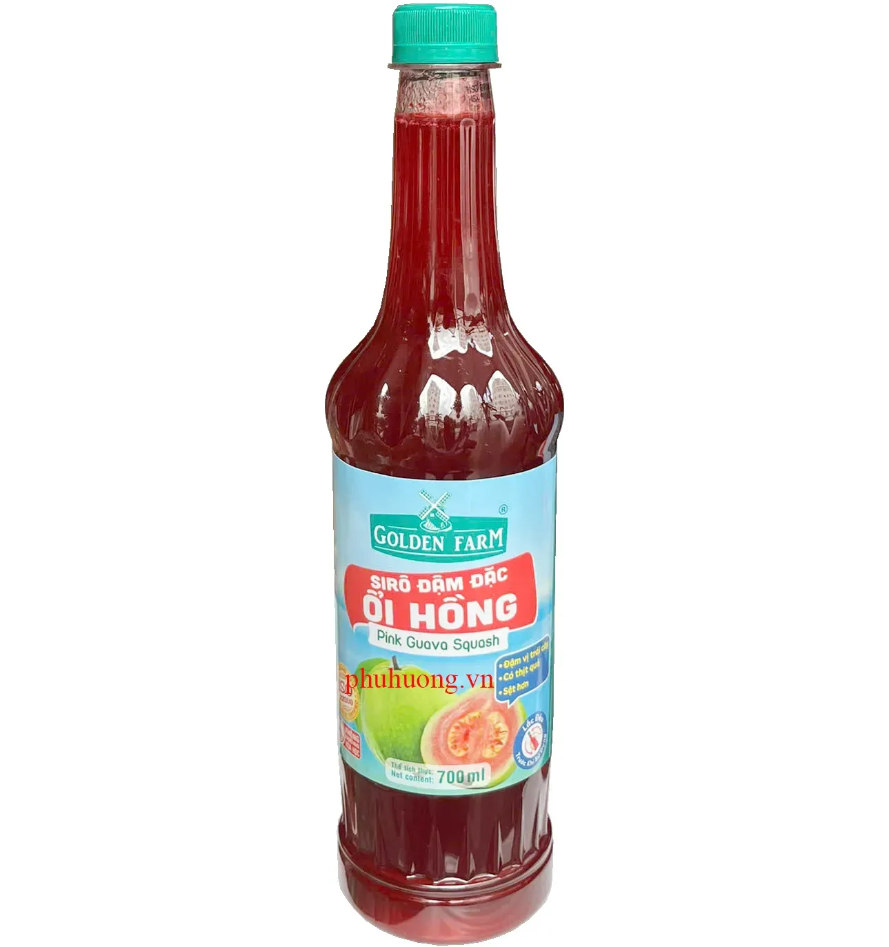 Siro ỔI HỒNG ĐẬM ĐẶC Golden Farm 700ml