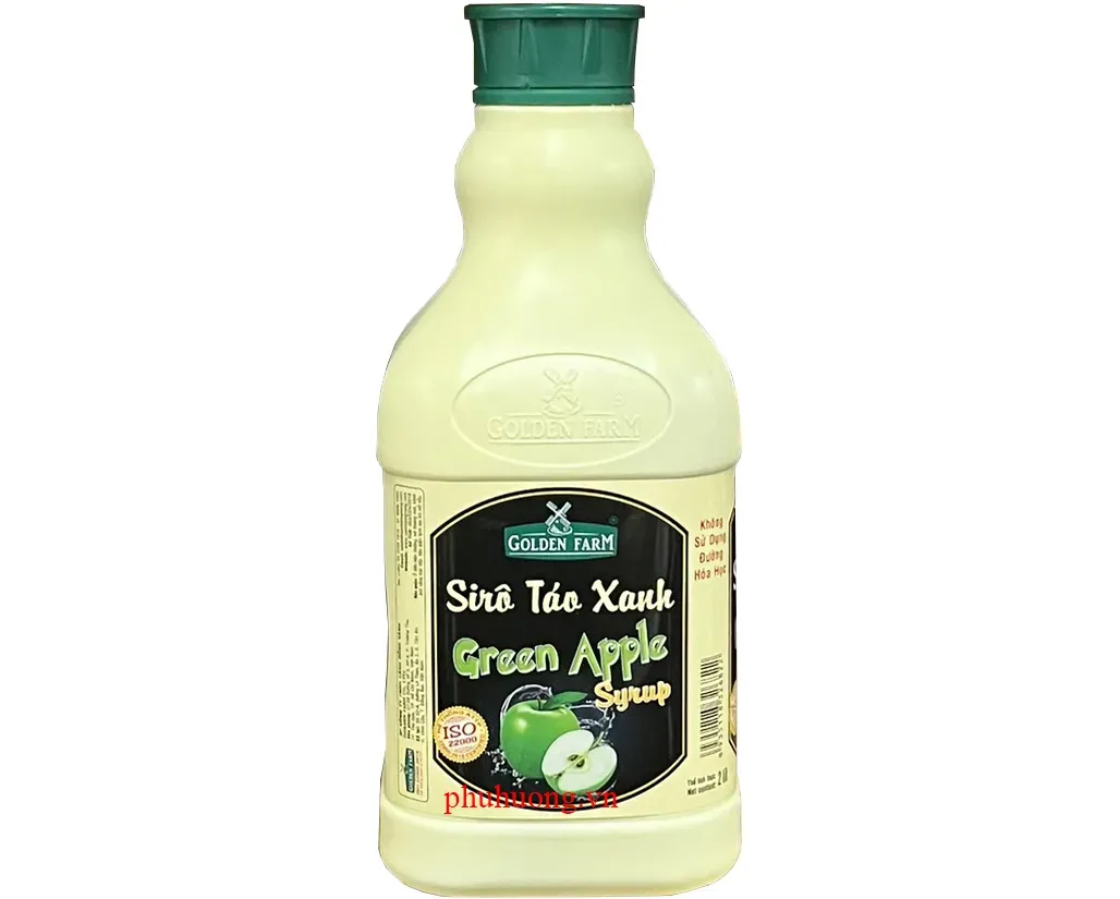 Siro Táo xanh Golden Farm 2L