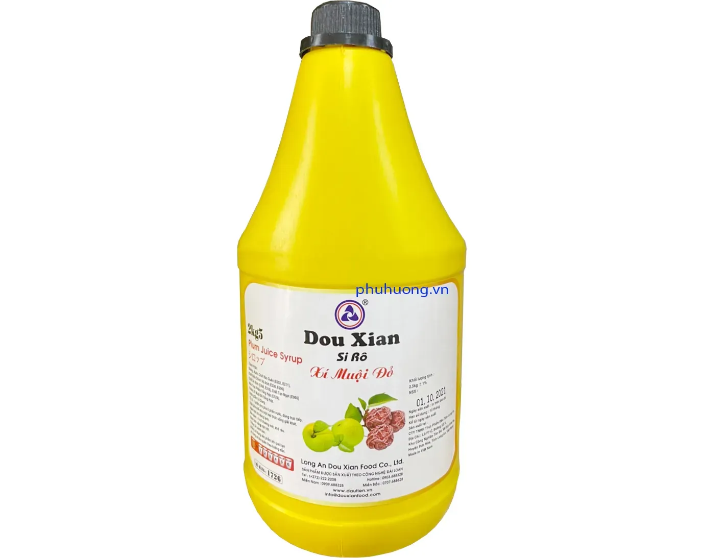 Siro Dou Xian xí muội đỏ 2,5kg 