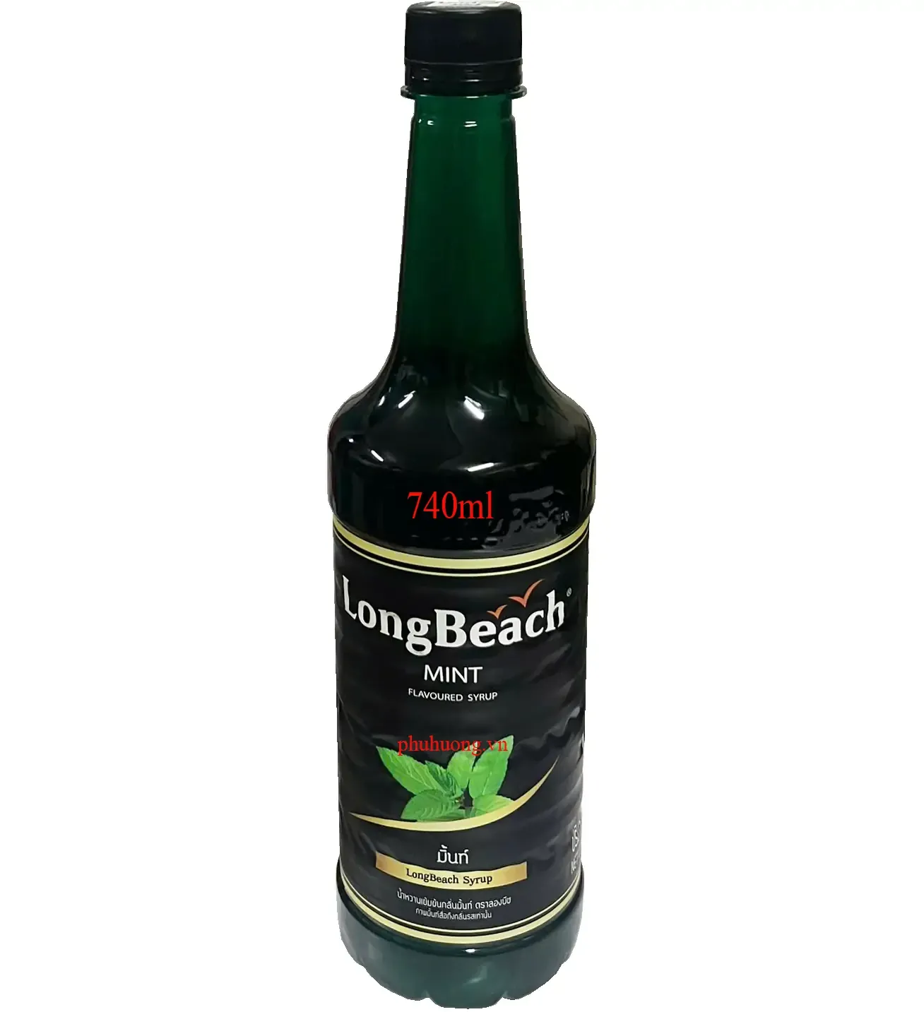 Siro Hương Bạc Hà - LongBeach Mint Syrup 740ml