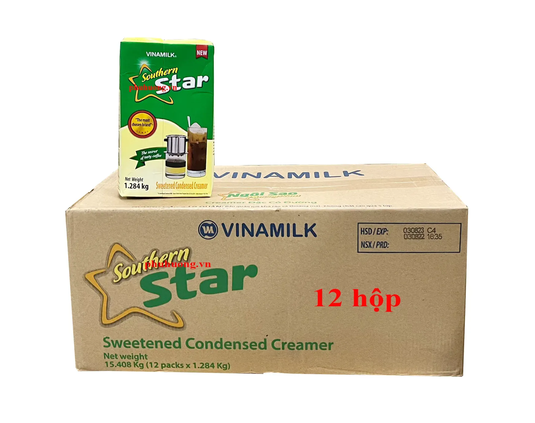 Sữa đặc ngôi sao giấy 1 Lít - Thùng 12 hộp