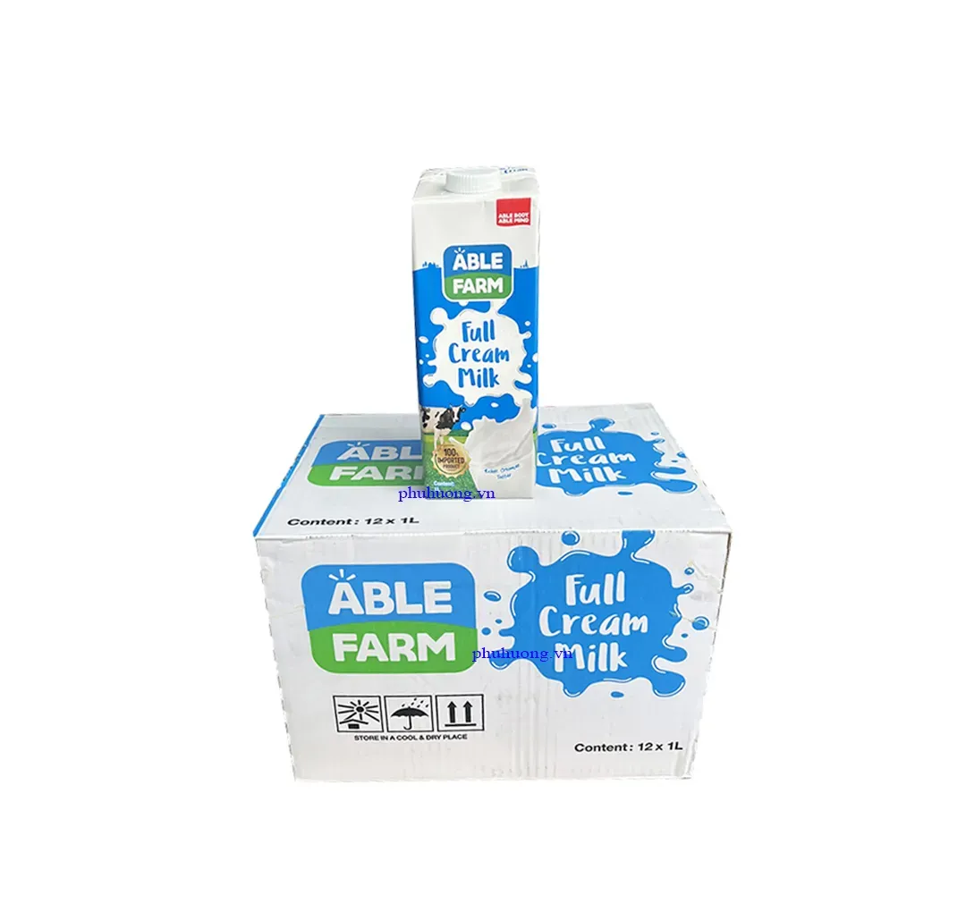 Sữa tươi Able Farm 1 lít - Thùng 12 hộp