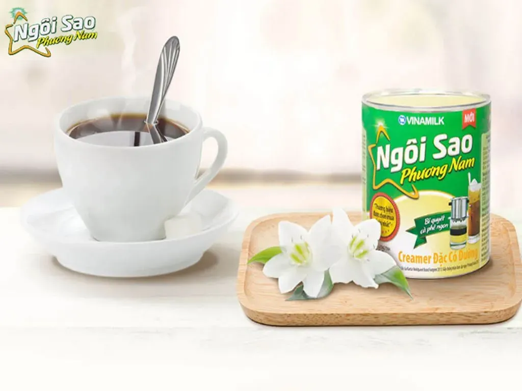 (Ngôi sao lon 380g). Creamer đặc có đường NSPN xanh lá 380g