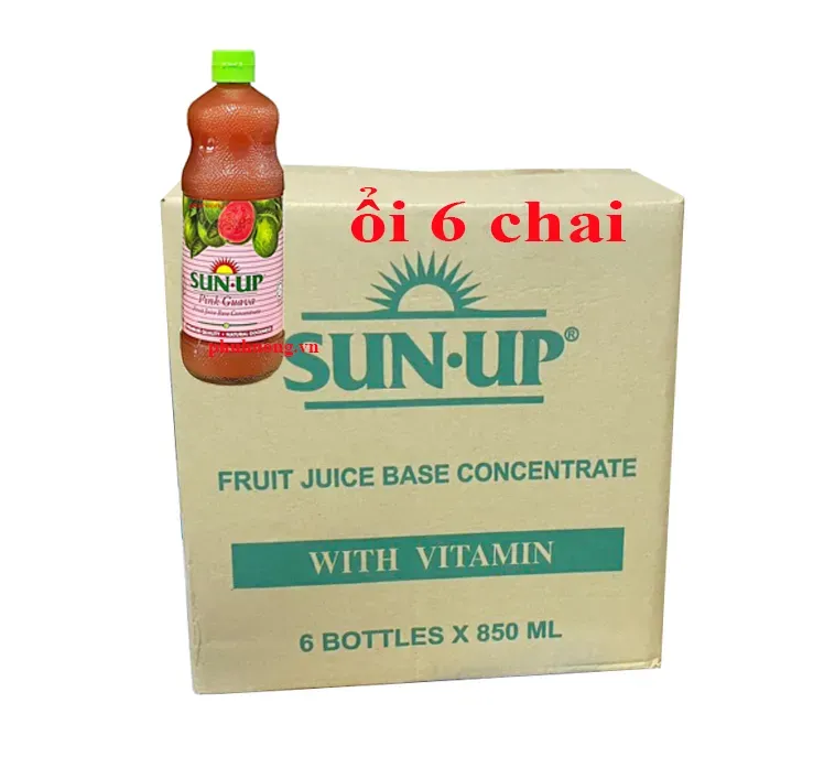 Sunup ổi - Thùng 6 chai