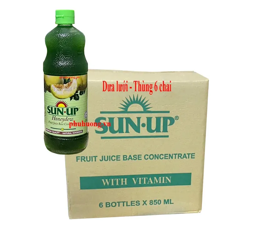 Sunup dưa lưới - Thùng 6 chai