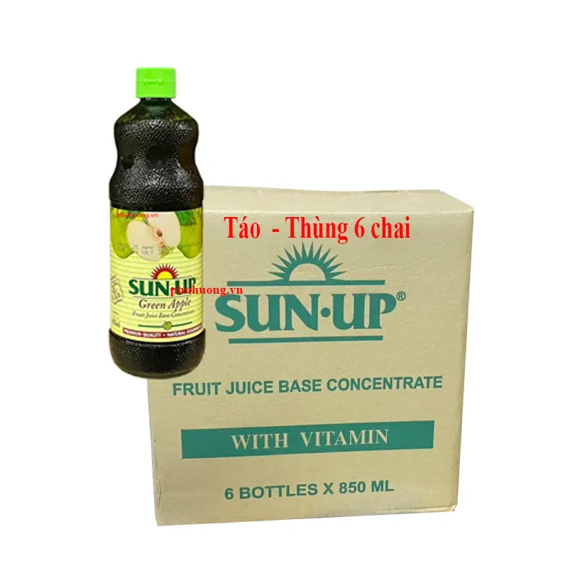 Sunup táo - Thùng 6 chai
