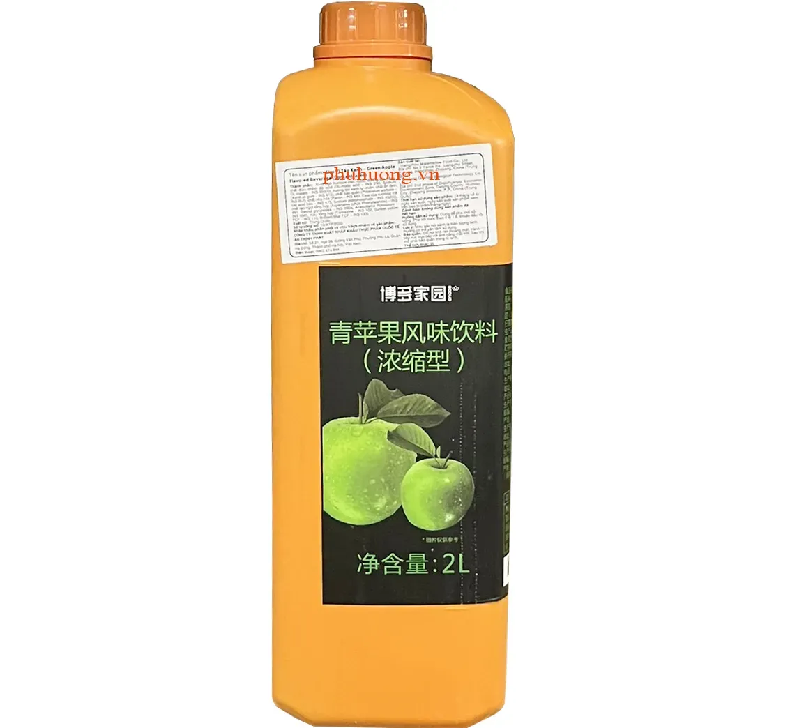 Syrup Boduo táo xanh 2L