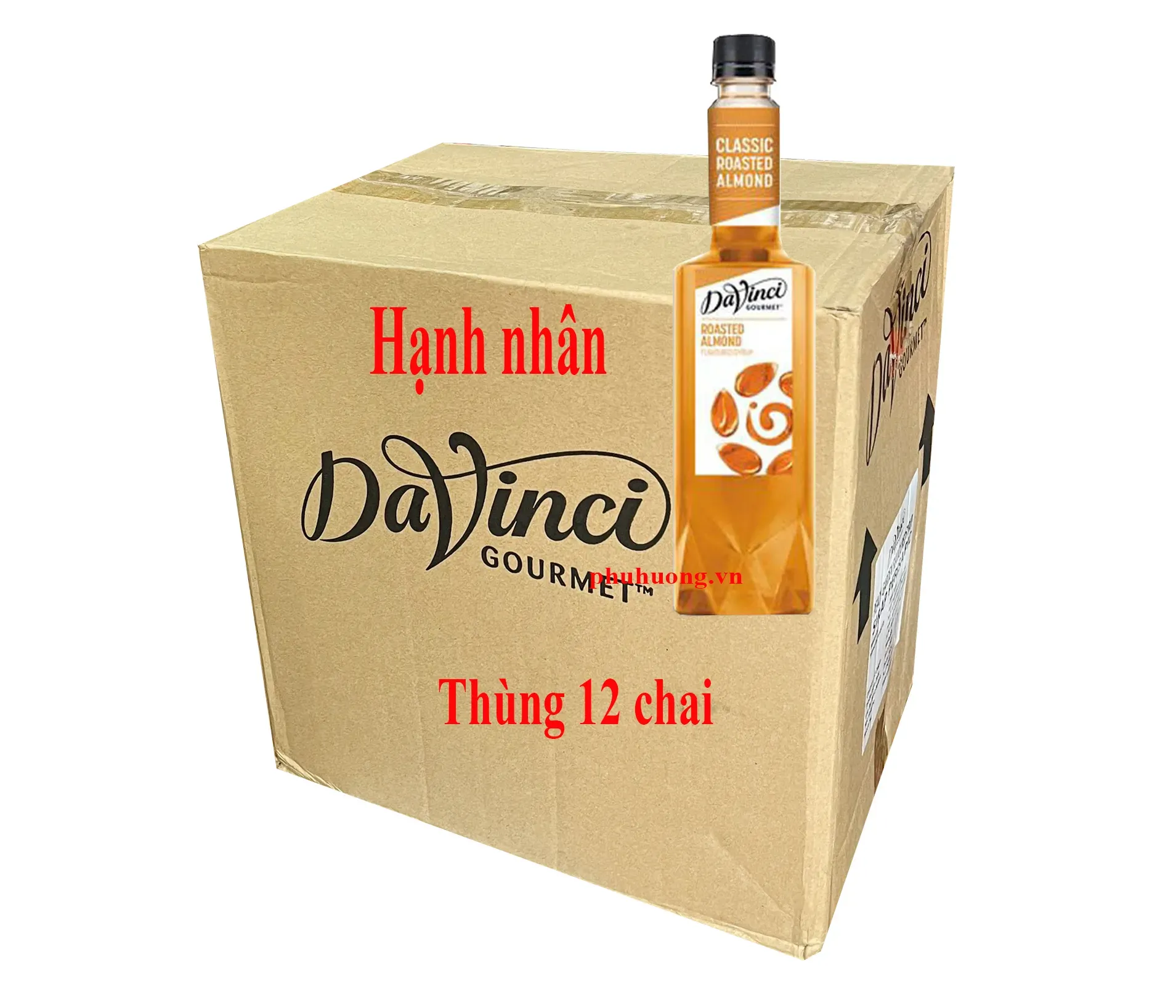 Syrup davinci hạnh nhân - Thùng 12 chai