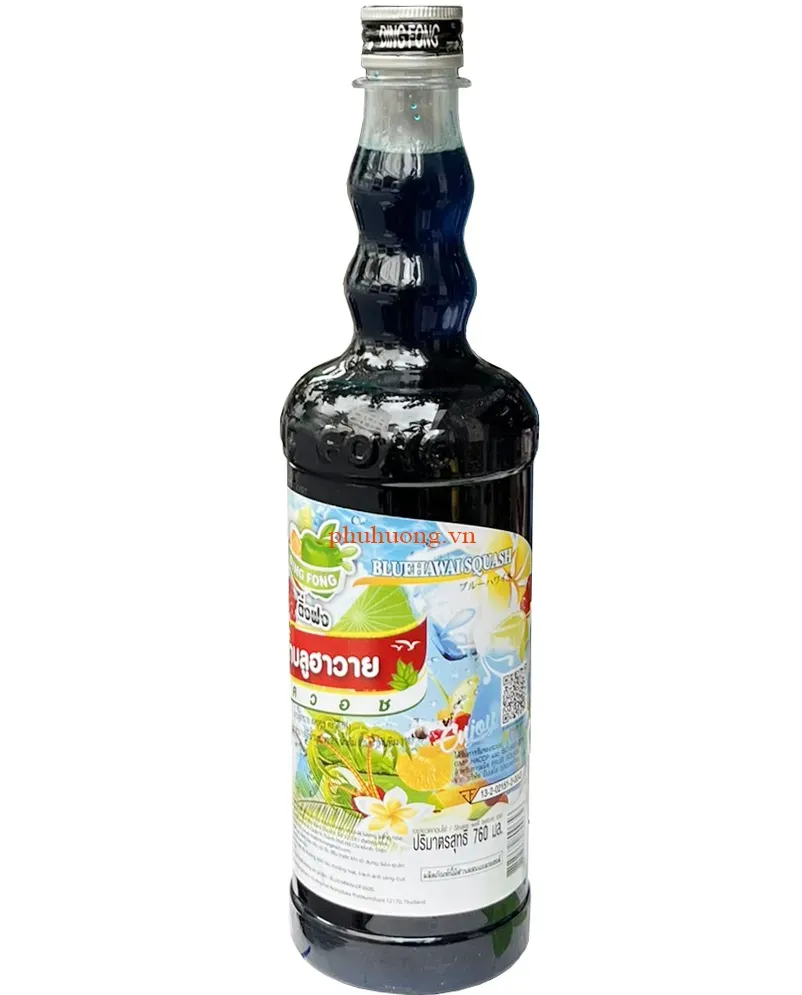 Syrup dingfong blue hawaii 760ml