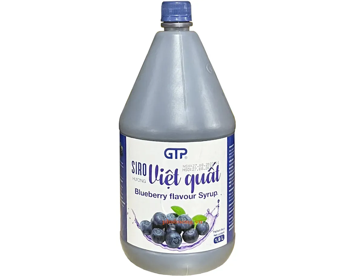 Siro Gia Thịnh Phát việt quất 1,9L