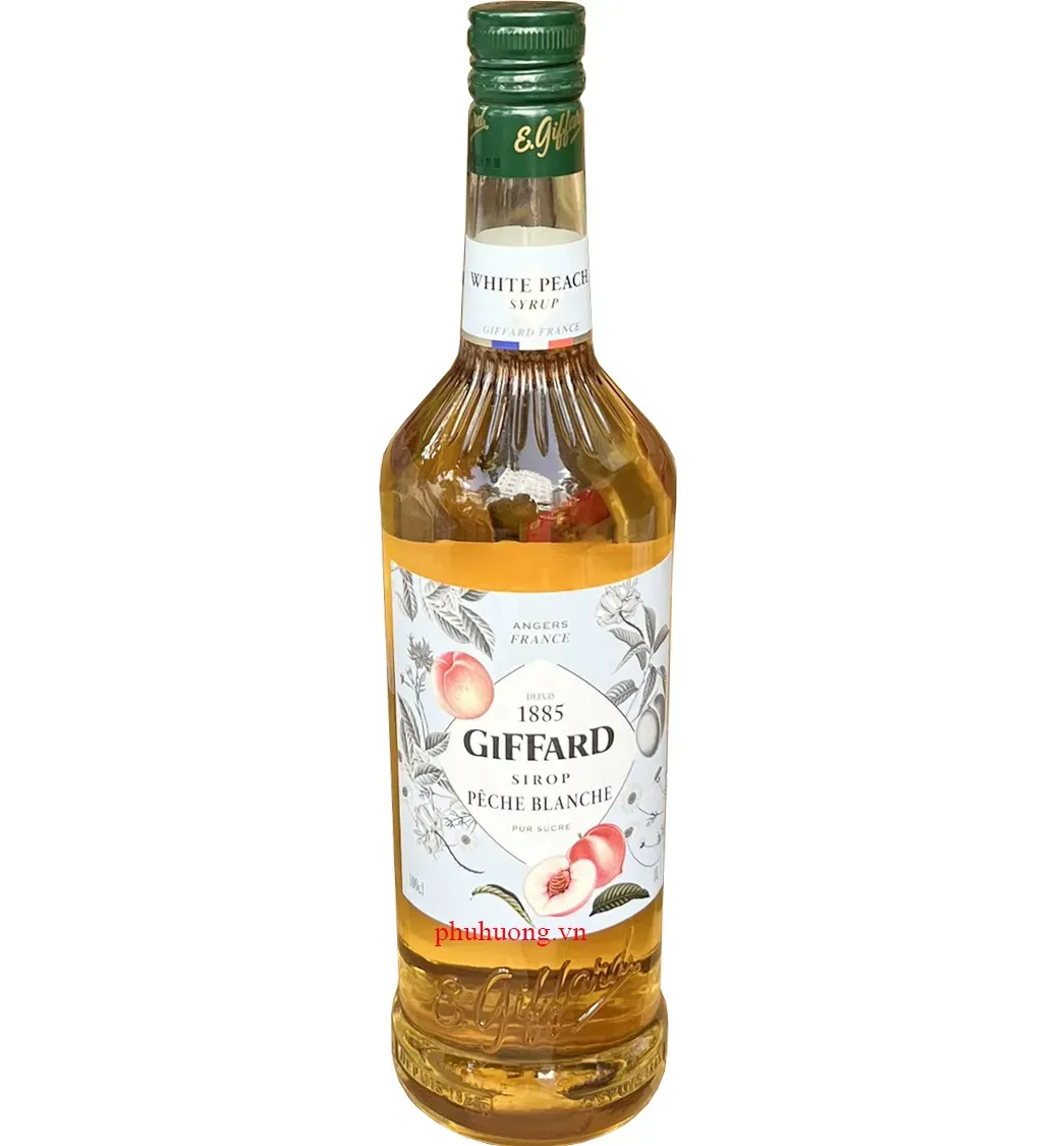Syrup Giffard đào trắng 1L
