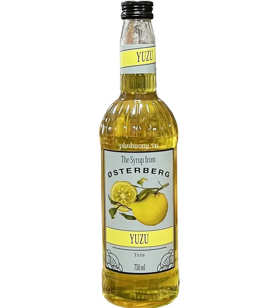 Syrup Osterberg hương chanh Yuzu 750ml