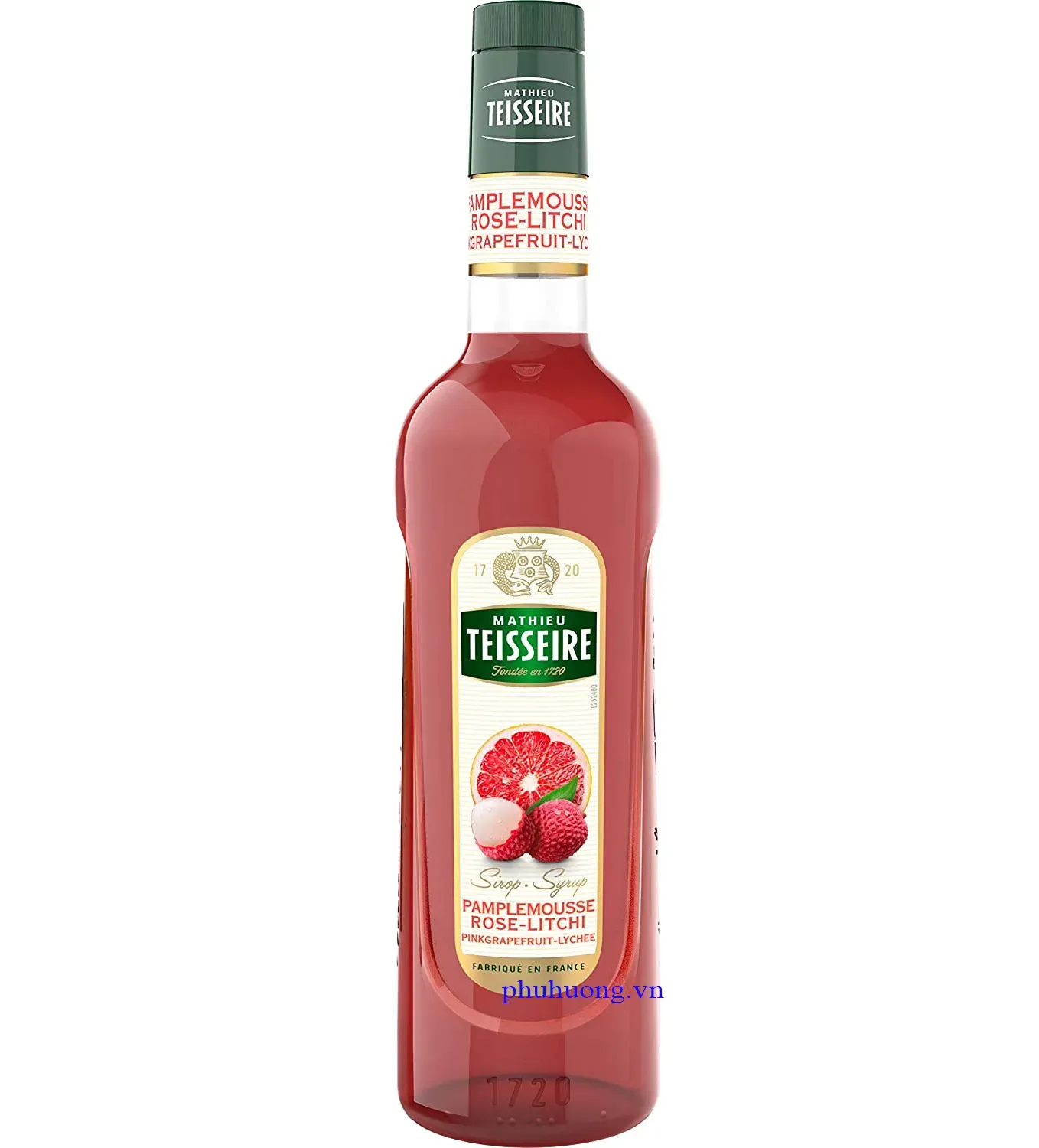 Syrup teisseire BƯỞI HỒNG - VẢI 700ml