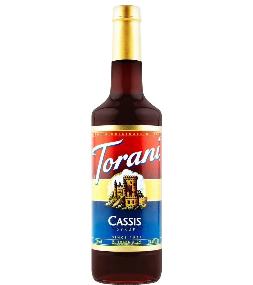 Syrup Torani cassis 750ml