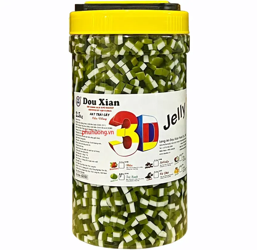 3D matcha hạt nhỏ 2,5kg (Dou Xian)