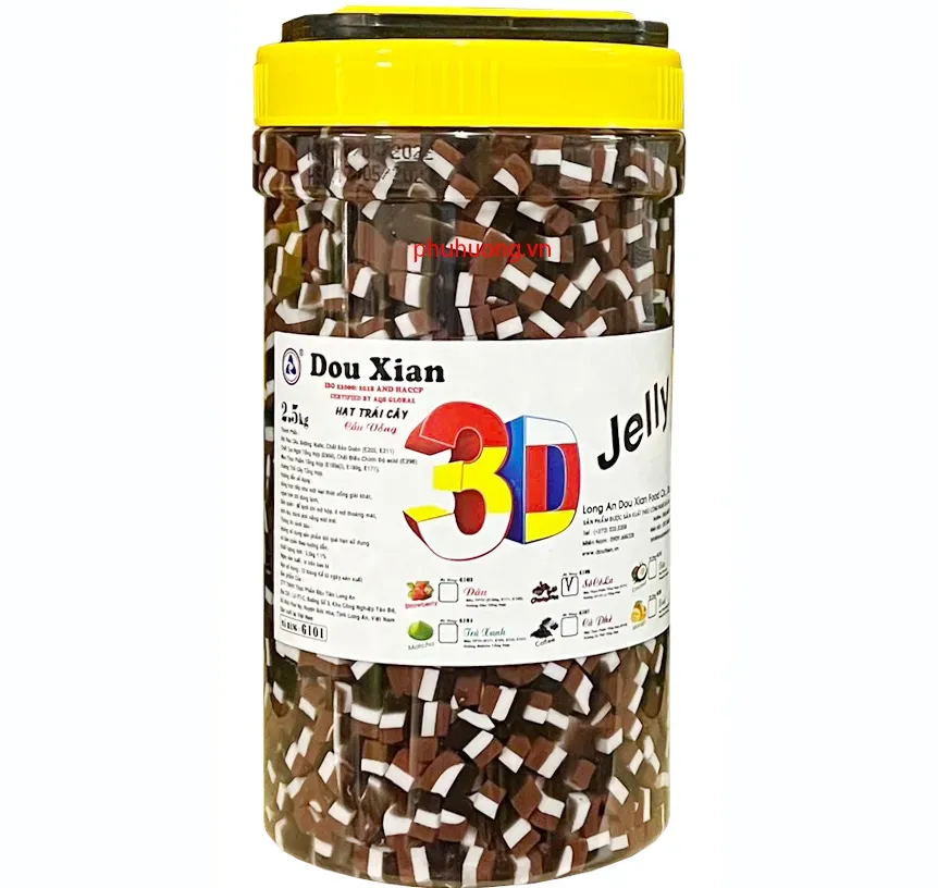 3D socola hạt nhỏ 2.5kg (Dou Xian)