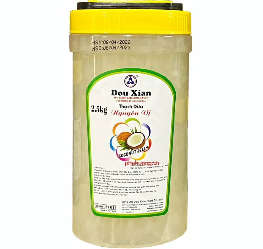 Thạch dừa Dou Xian nguyên vị 2,5kg