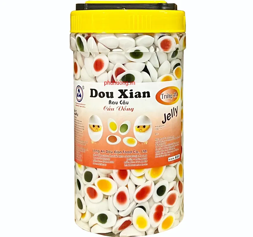 Thạch Dou Xian trứng 4 màu 2.5kg