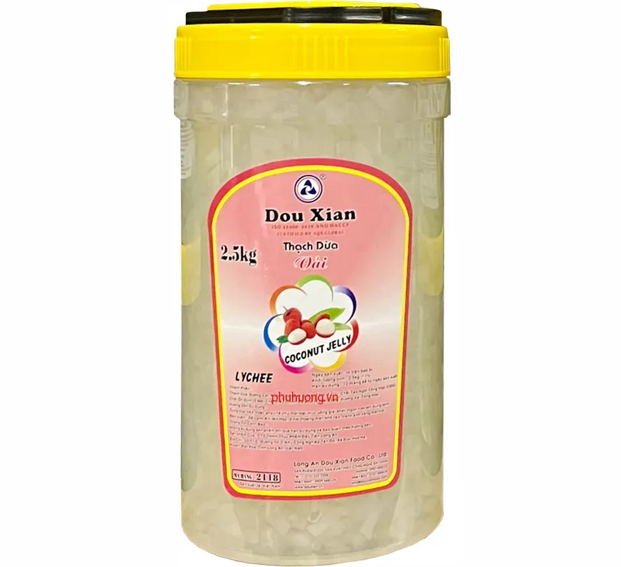 Thạch dừa Dou Xian vải 2,5kg