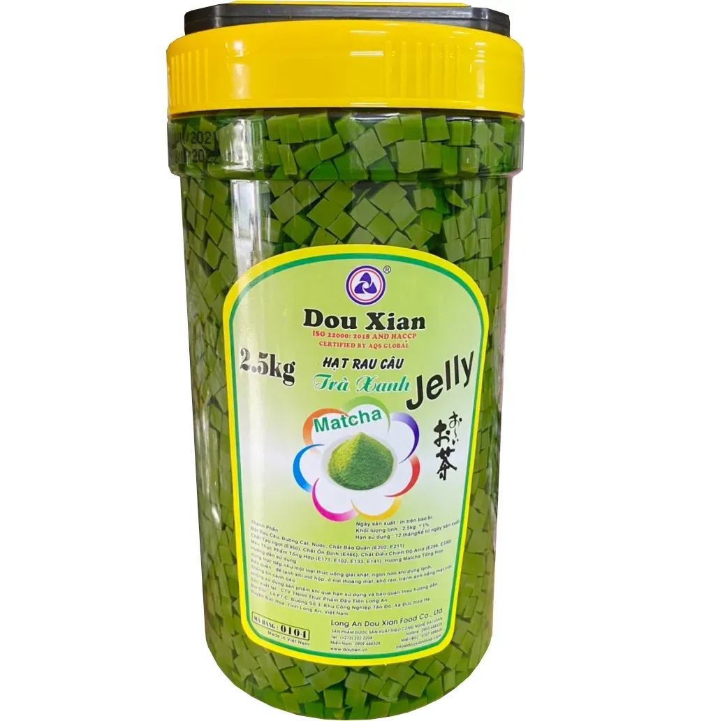 Hạt rau câu trà xanh matcha 2.5kg