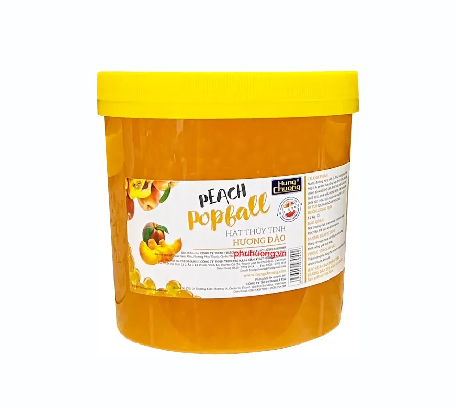 Thạch thủy tinh Hùng Chương hương đào 3,2kg