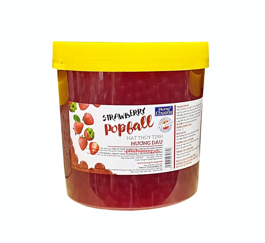 Thạch thủy tinh Hùng Chương dâu 3.2kg