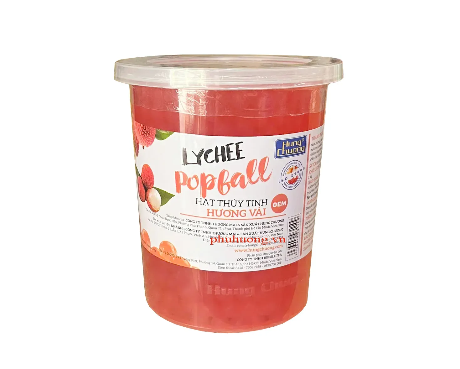Thạch thủy tinh Hùng Chương hương vải 1kg