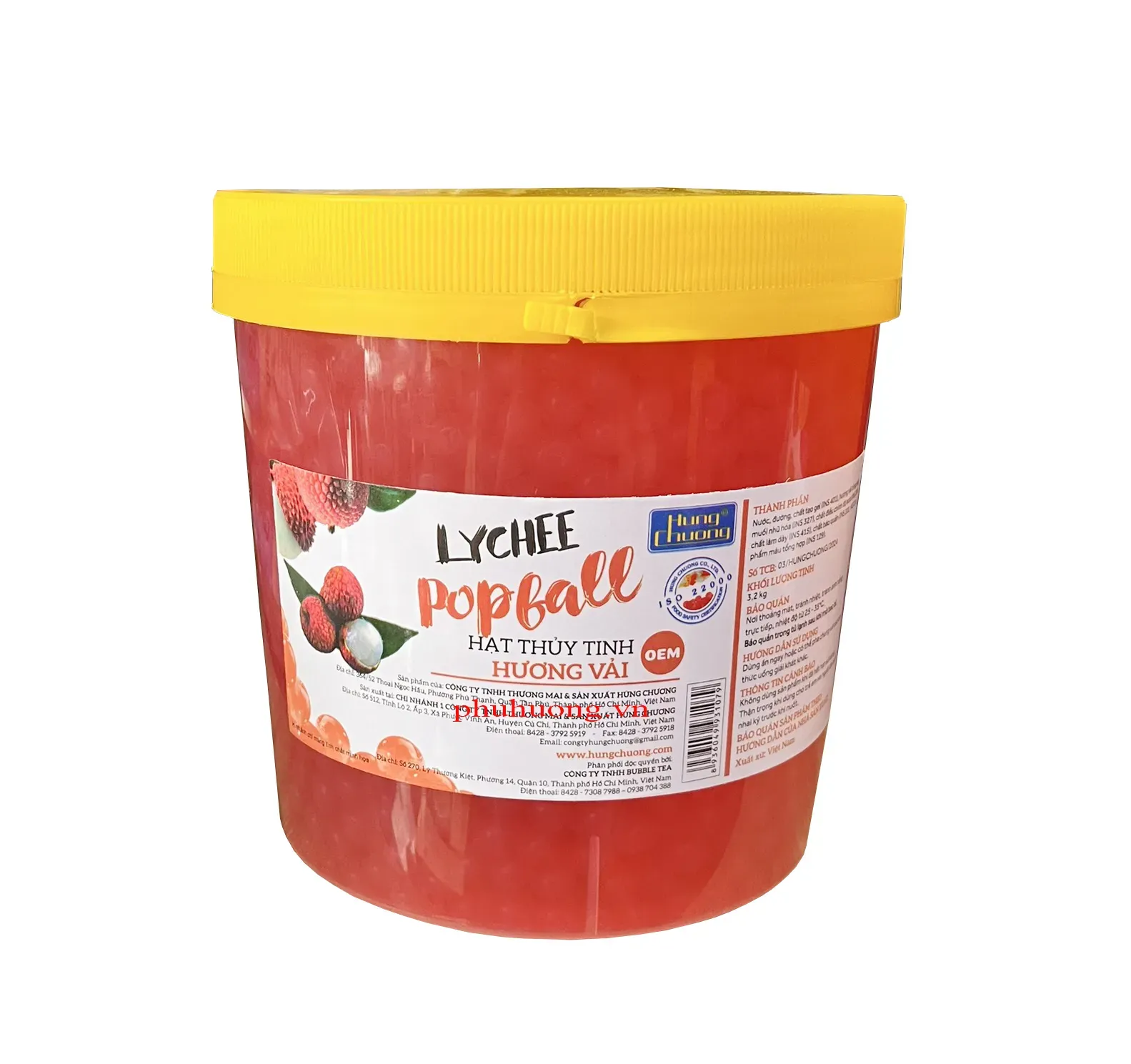  Thạch thủy tinh Hùng Chương hương vải 3.2kg