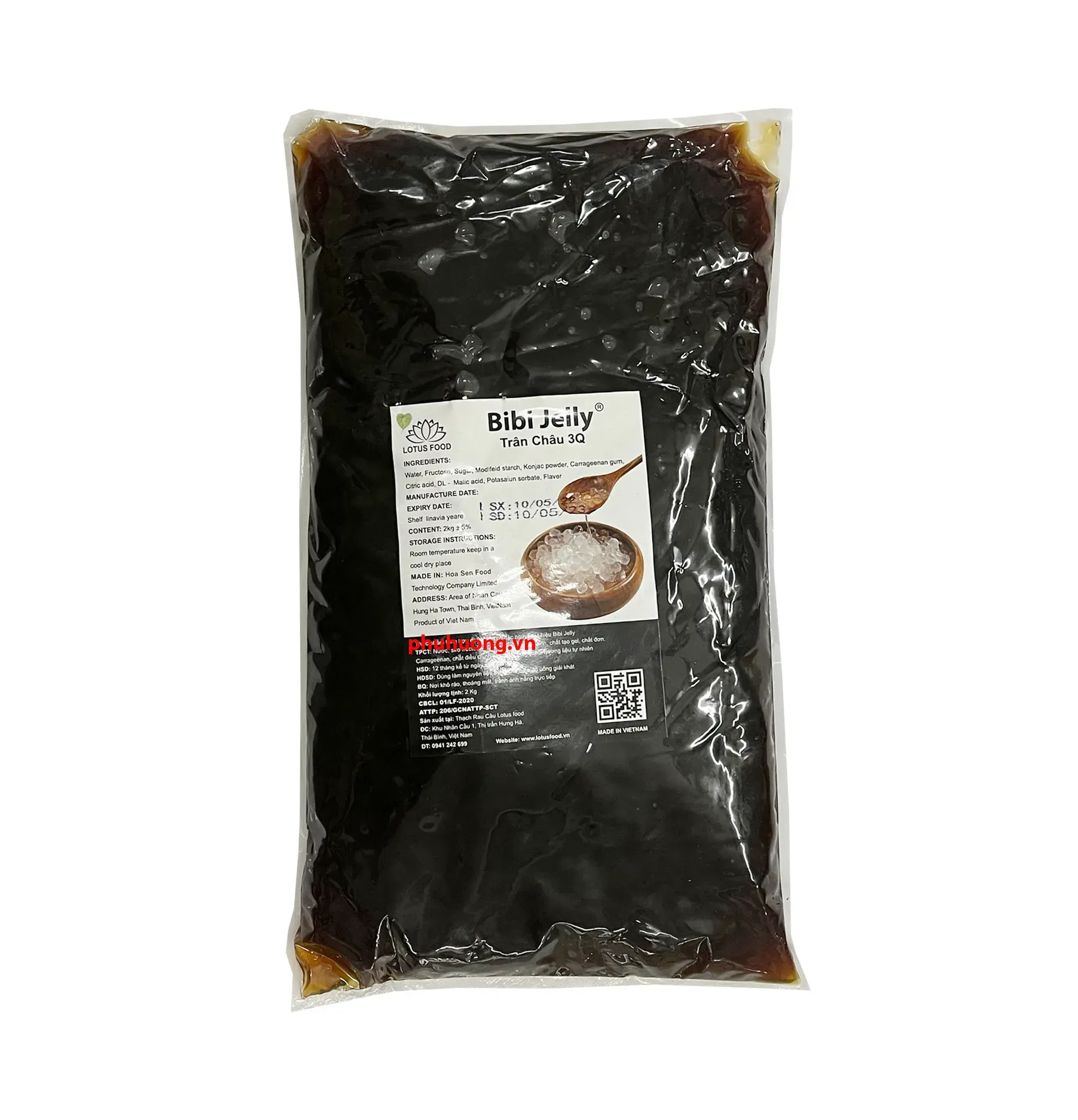 Thạch 3q BiBi caramel 2kg