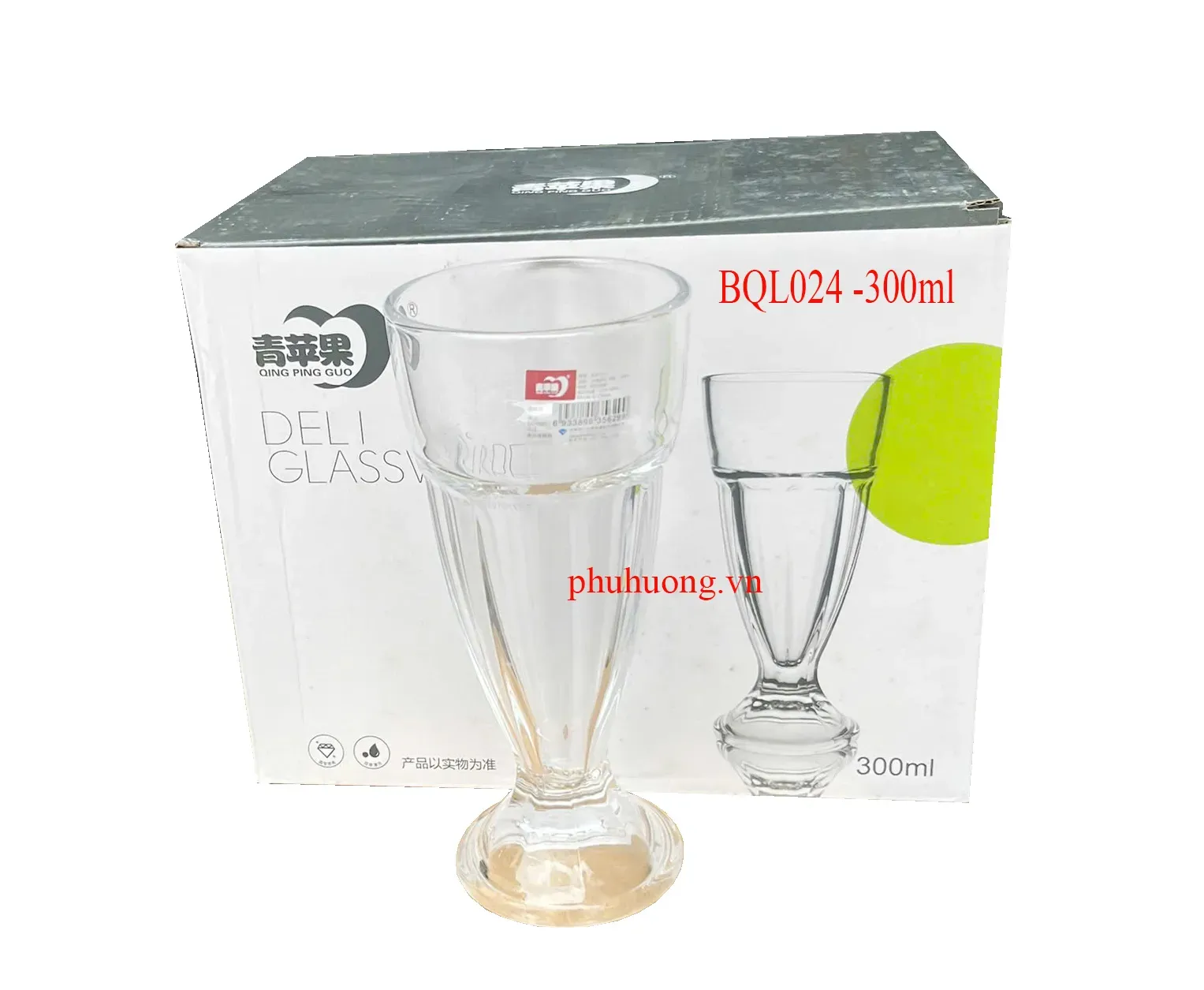 Ly thủy tinh BQL024 - 325ml - LỐ 12 cái