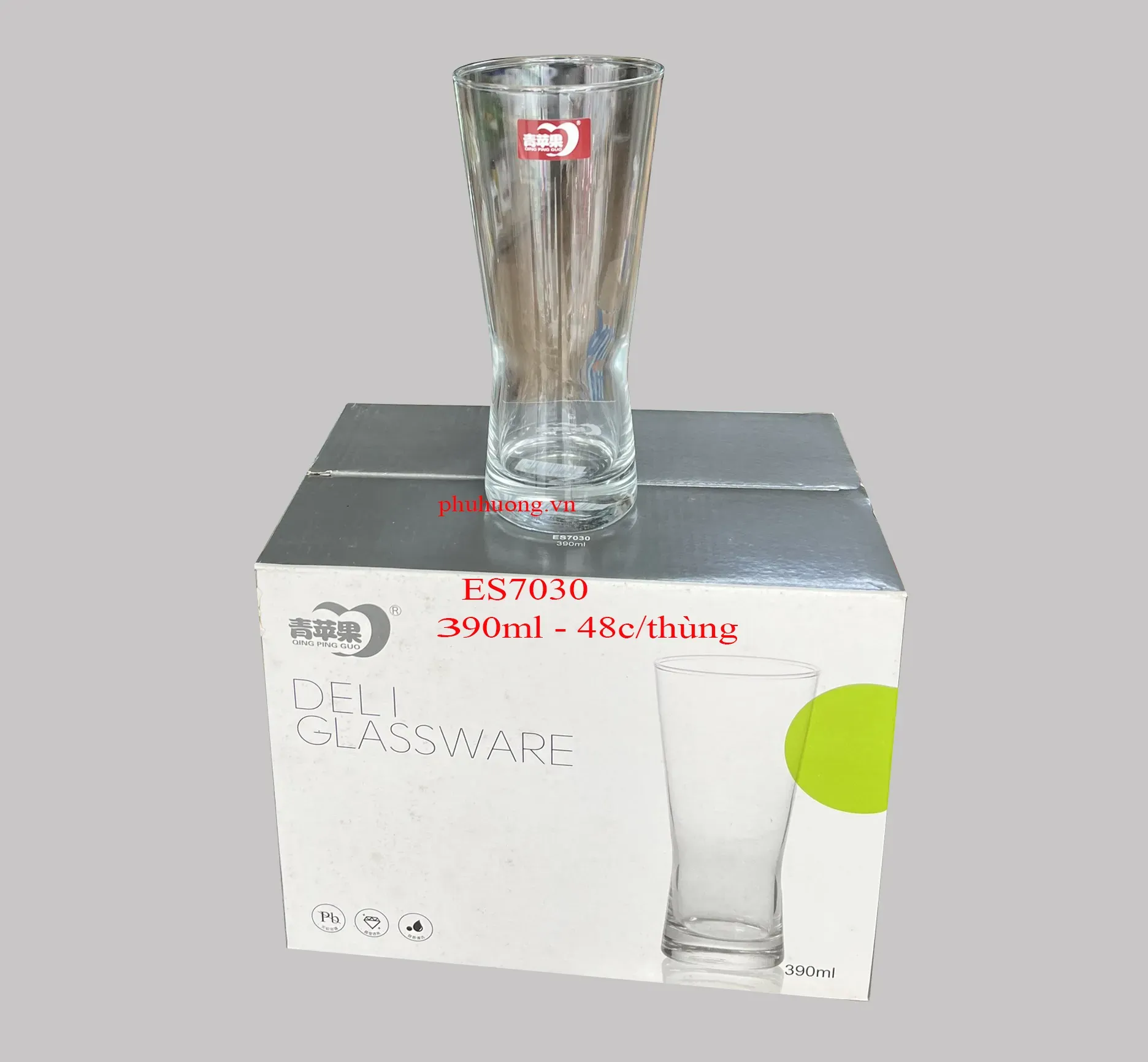 Ly DELI ES7030 - lố 12 cái 390ml