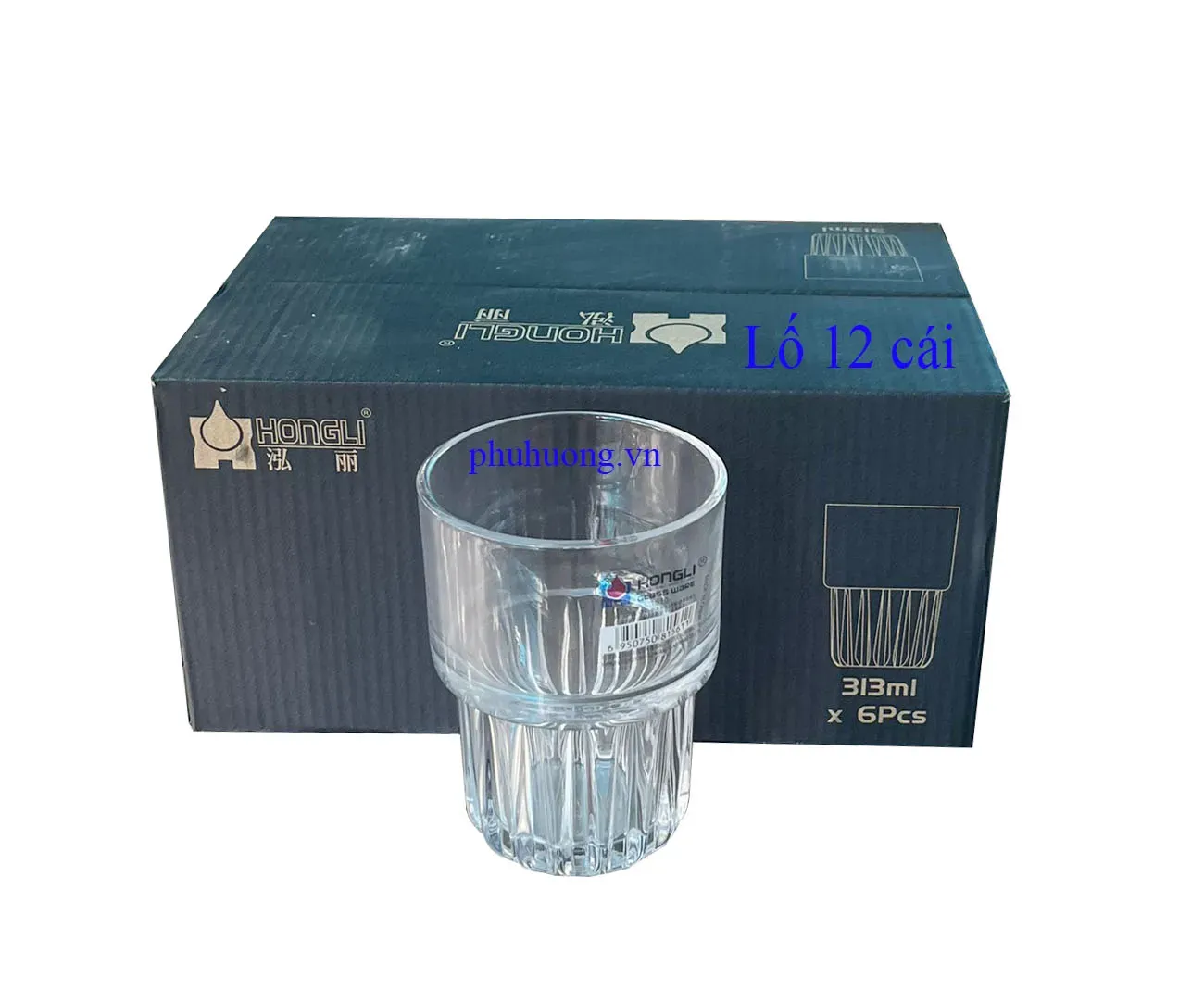 Ly Hongli 1510 - Lố 12 cái - 313ml