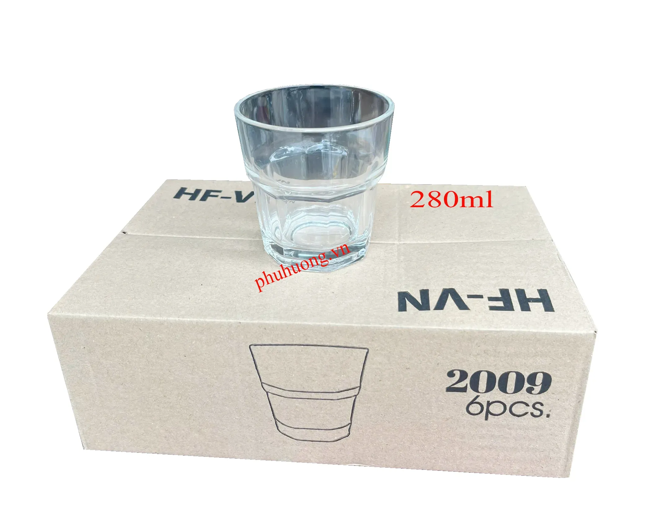 Ly central lùn MT2009 - 280ml - lố 12 cái