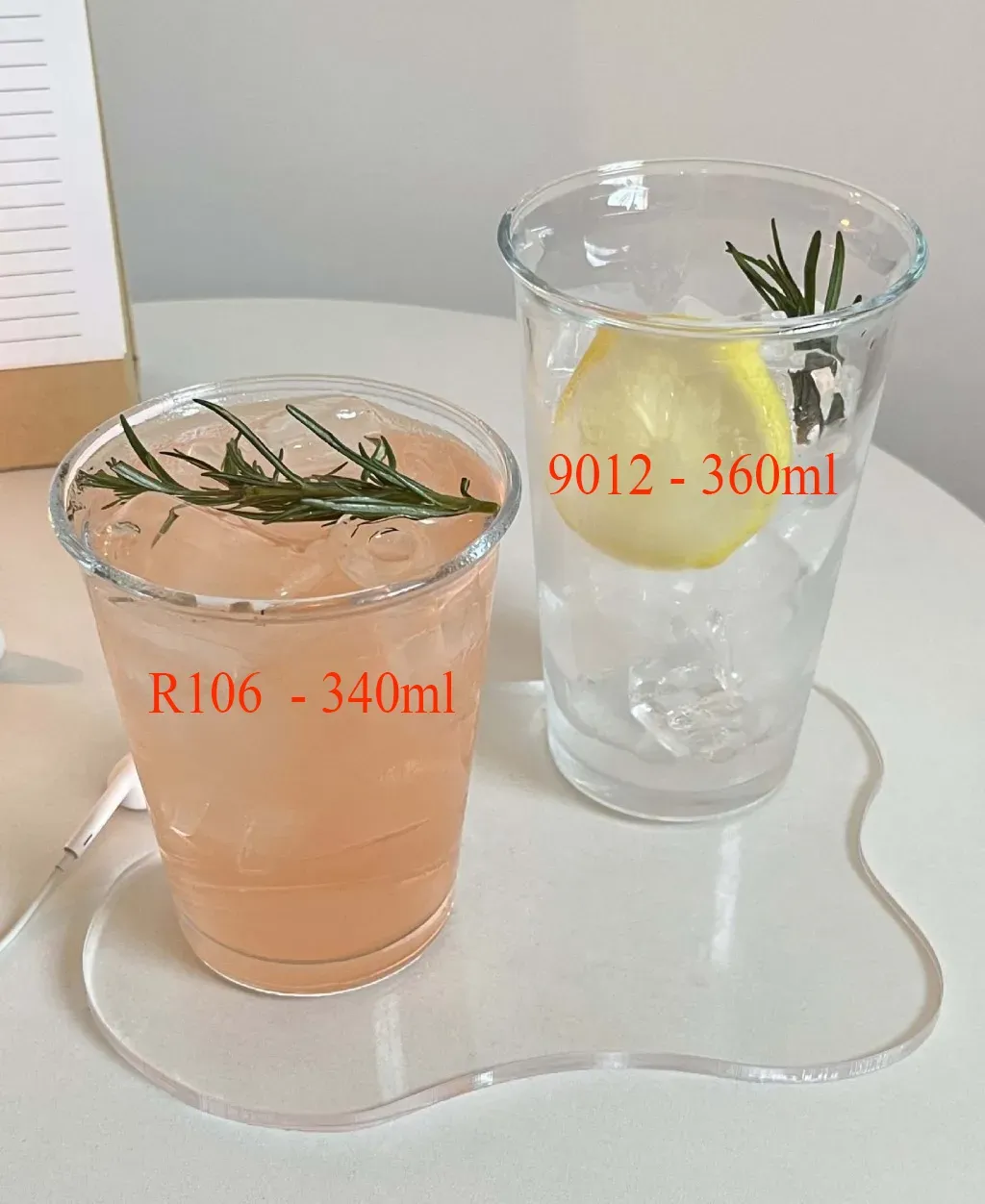 Ly thủy tinh R106 - 340ml