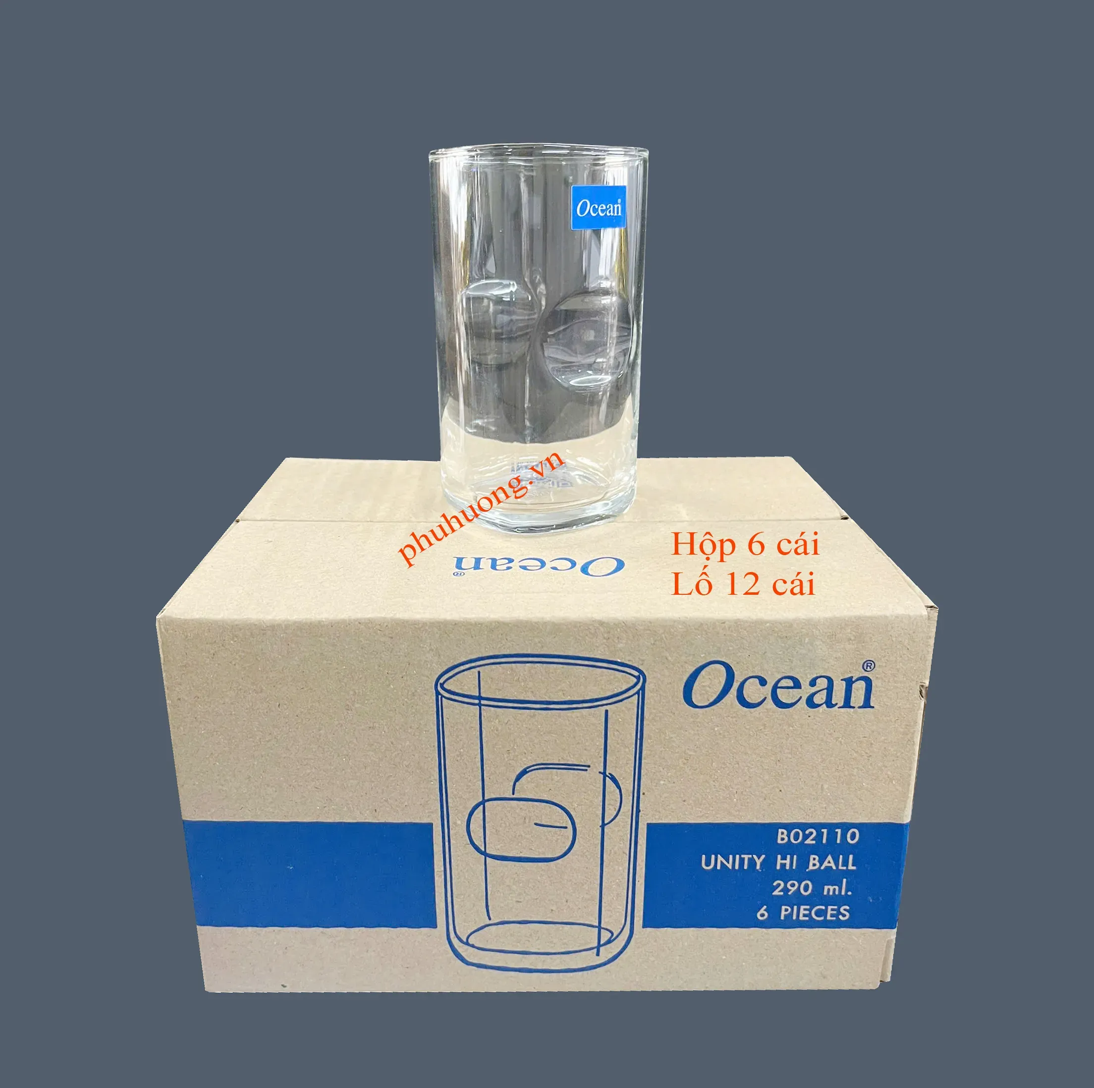 Ly thủy tinh 1P02110 - 290ml - LỐ 12 CÁI