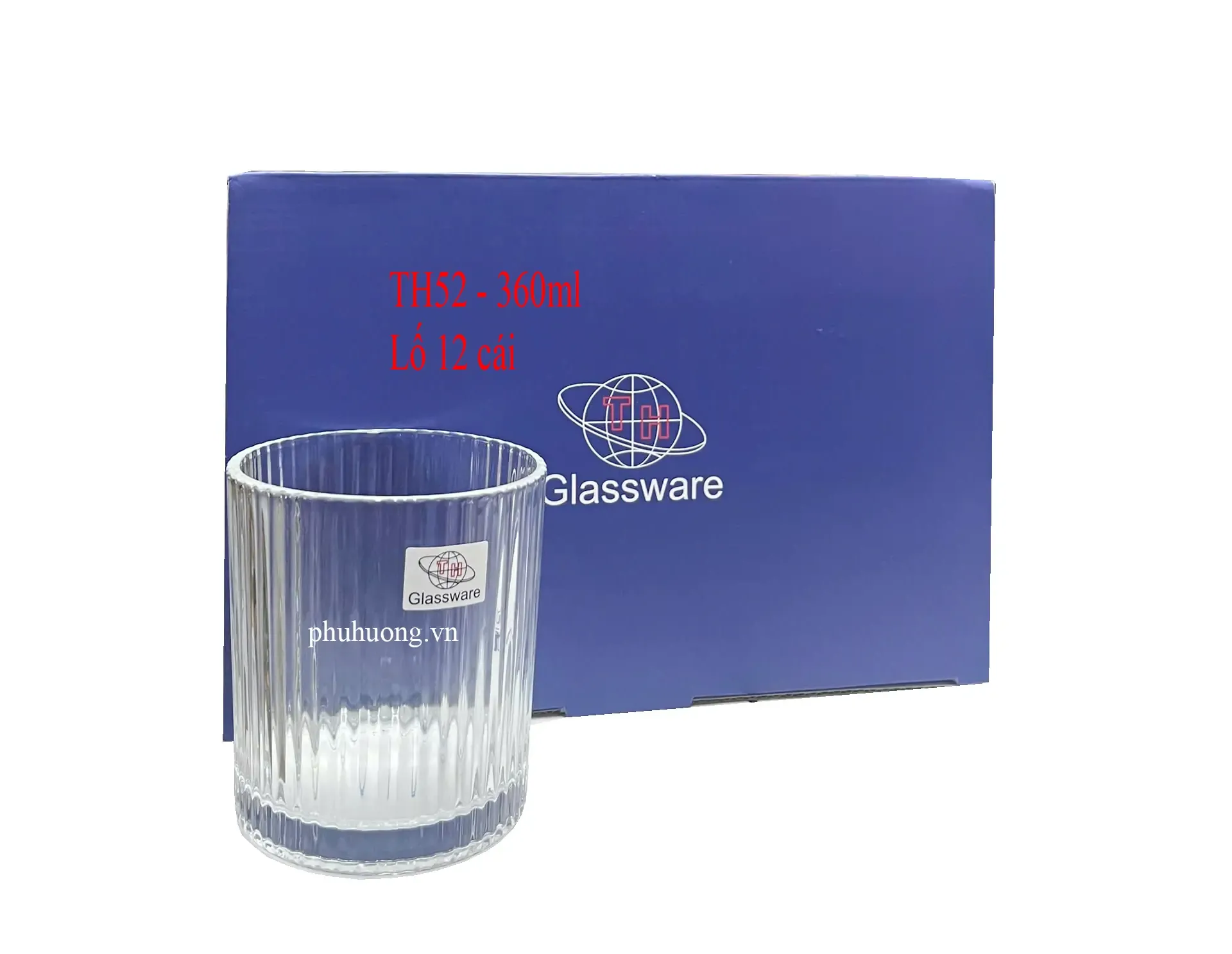 Ly thủy tinh TH52 - 360ml - Lố 12 cái