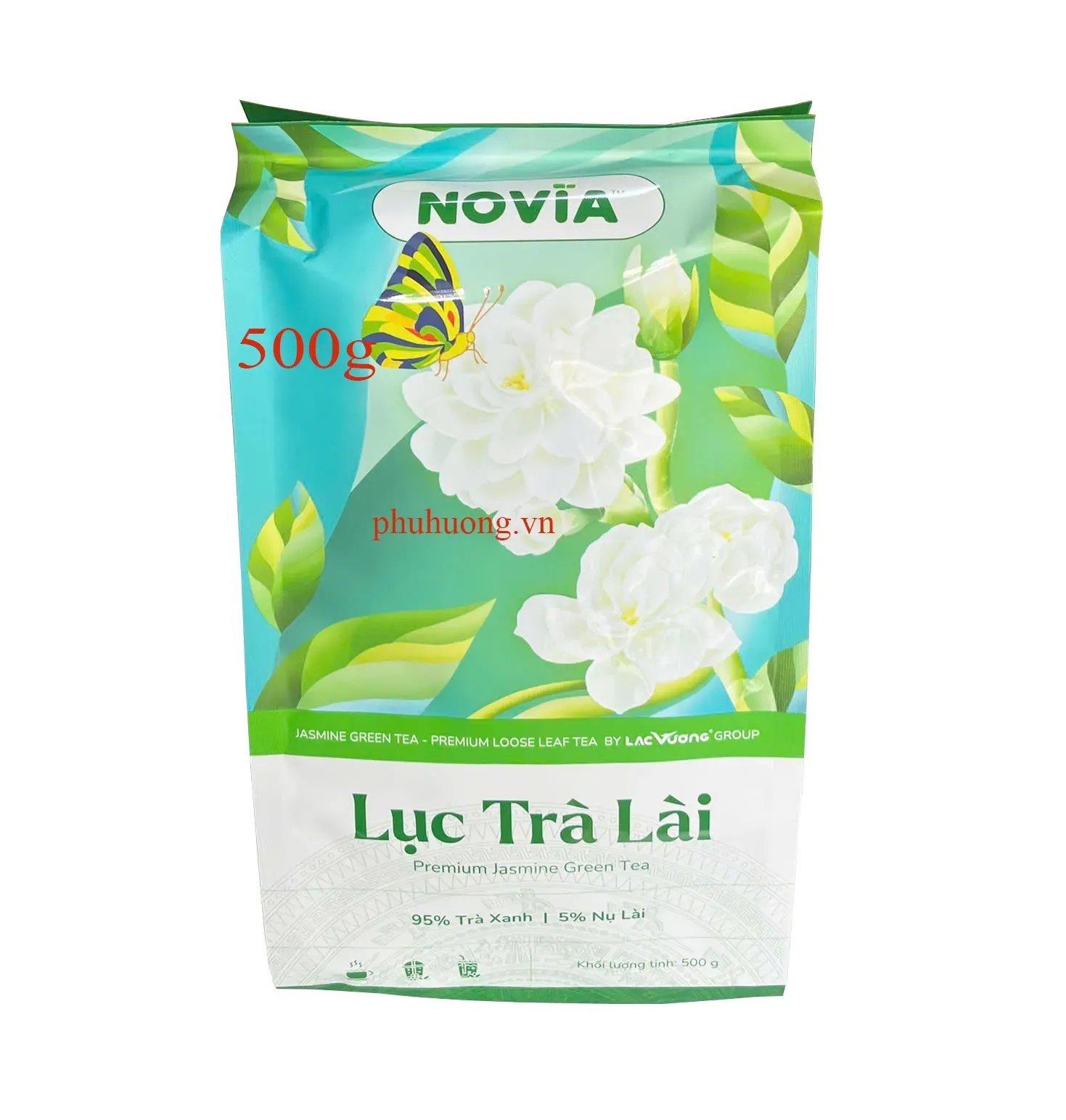 Lục trà lài Novia 500g