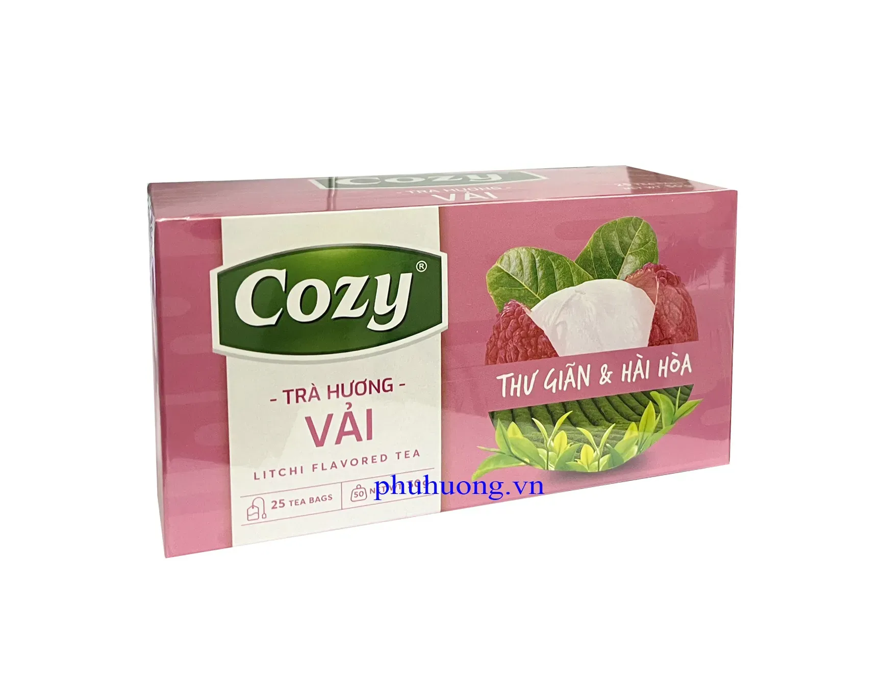 Trà cozy vải túi lọc 50g