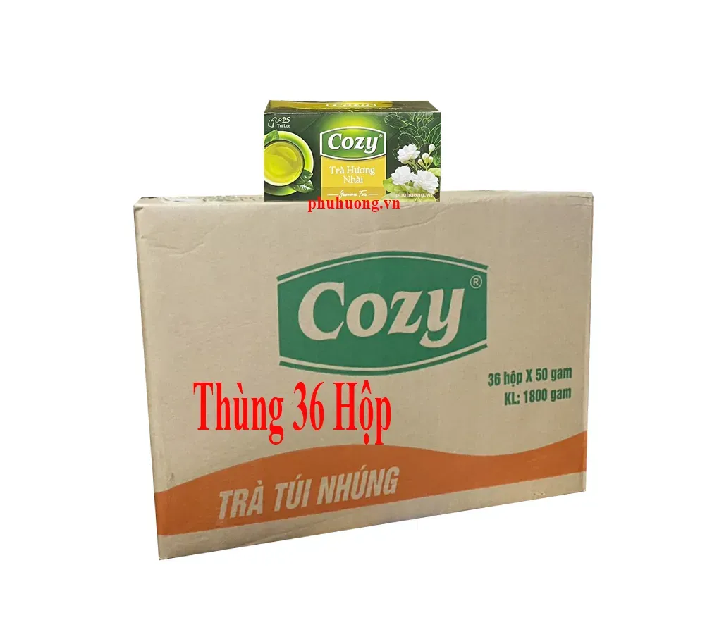 Trà cozy túi lọc nhài - Thùng 36 hộp