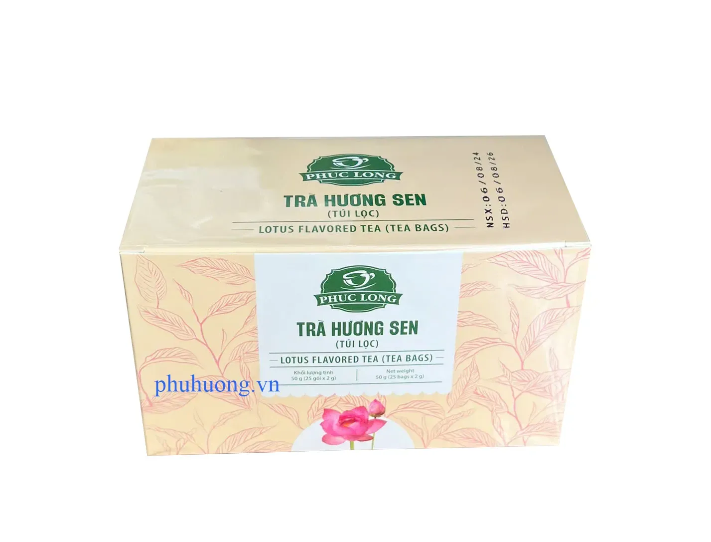 Trà sen túi lọc Phúc Long 50g
