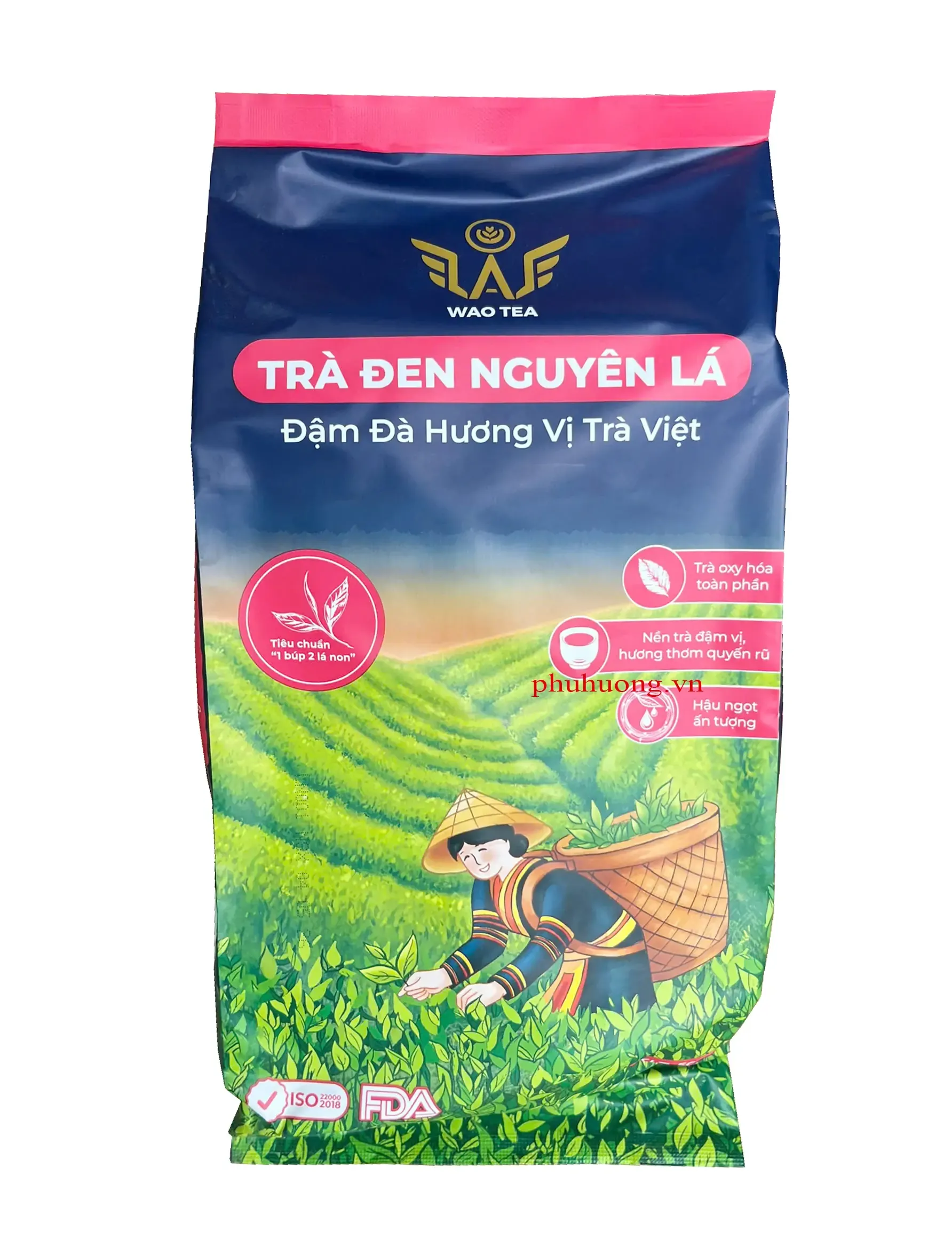 Trà đen nguyên lá 0.5kg -WAO