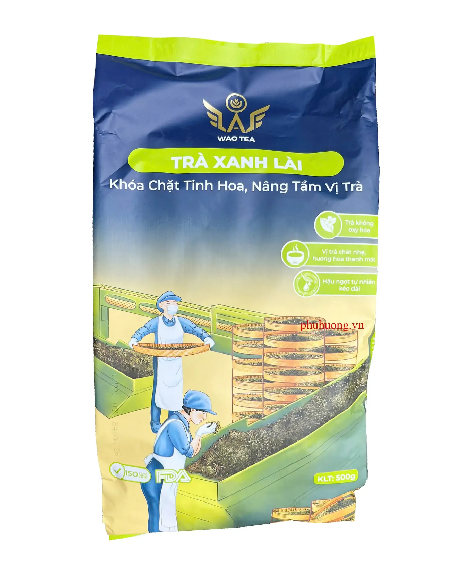 Trà xanh lài 0.5kg - WAO